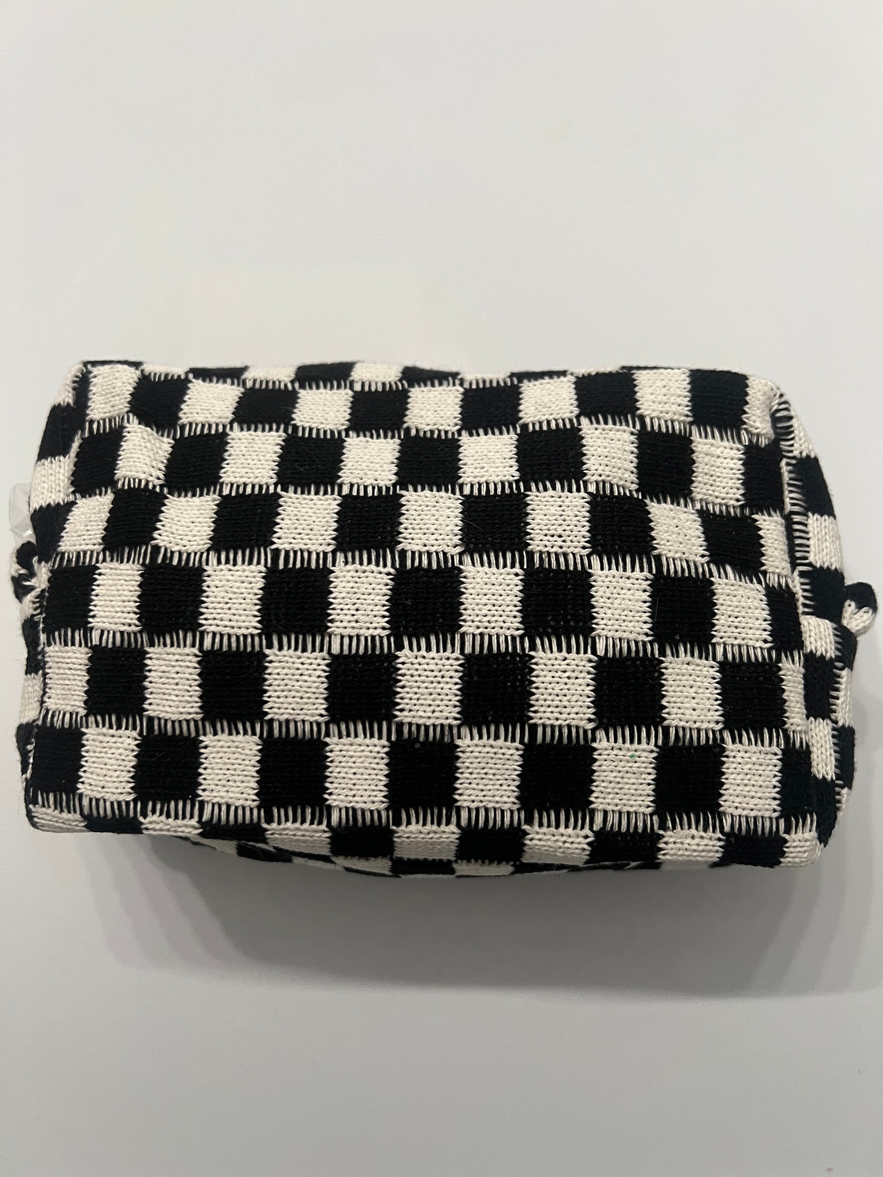 Makeup Bag - Small Checkered
