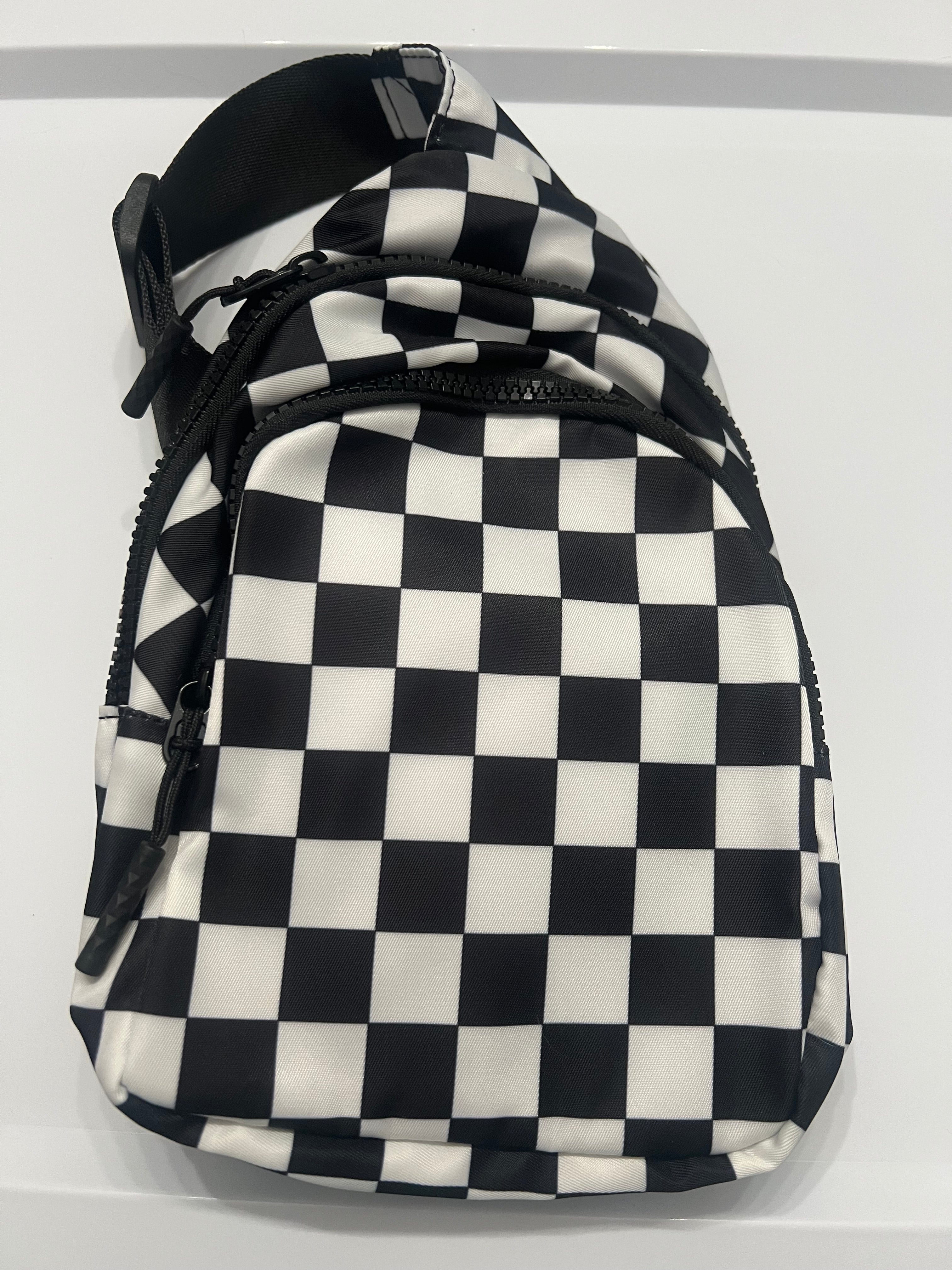 Crossbody Checkered Sling