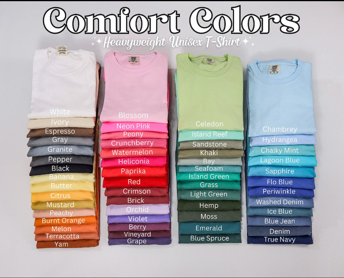 T Shirt Comfort Colors