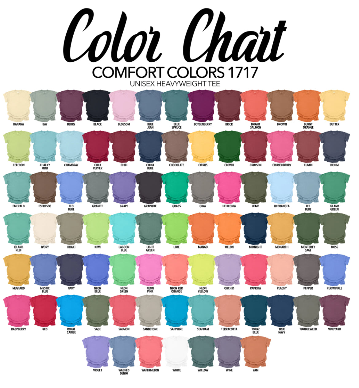 T Shirt Comfort Colors