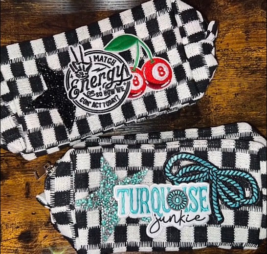 Patch a Small Bag - Wristlet or Makeup Bag