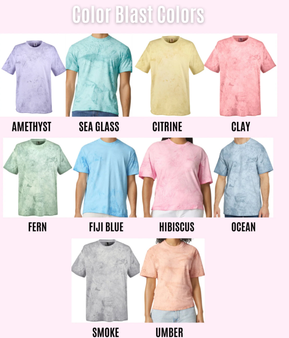 T Shirt Comfort Colors Colorblast