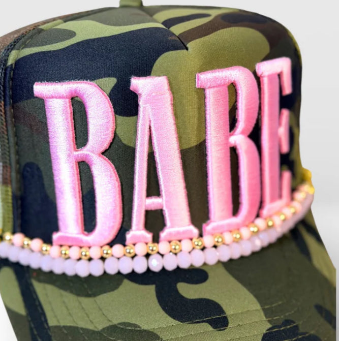 Trucker Hat - Babe Collection Embroidered or Puff Patch