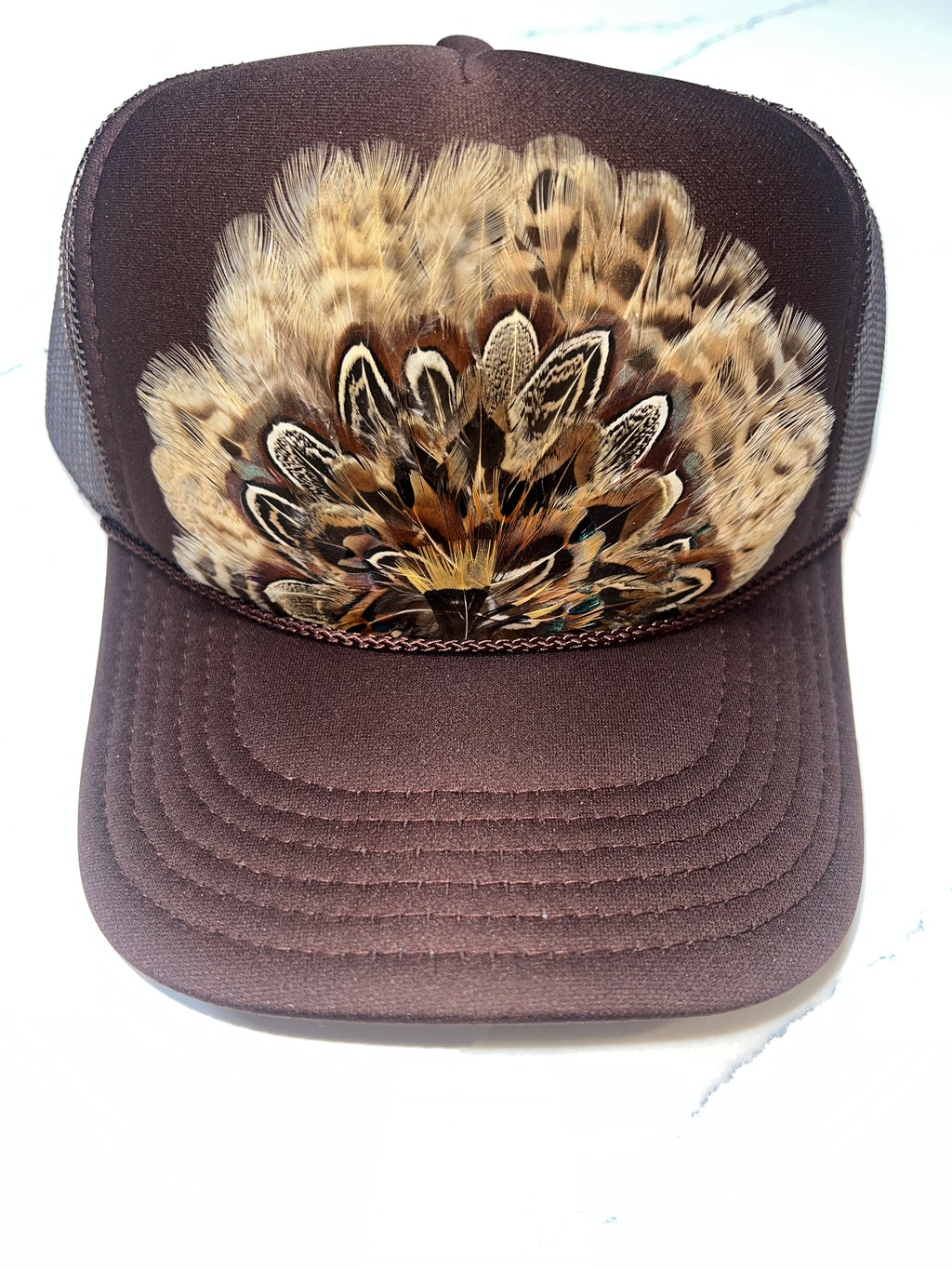 Trucker Hat - Feather Crest