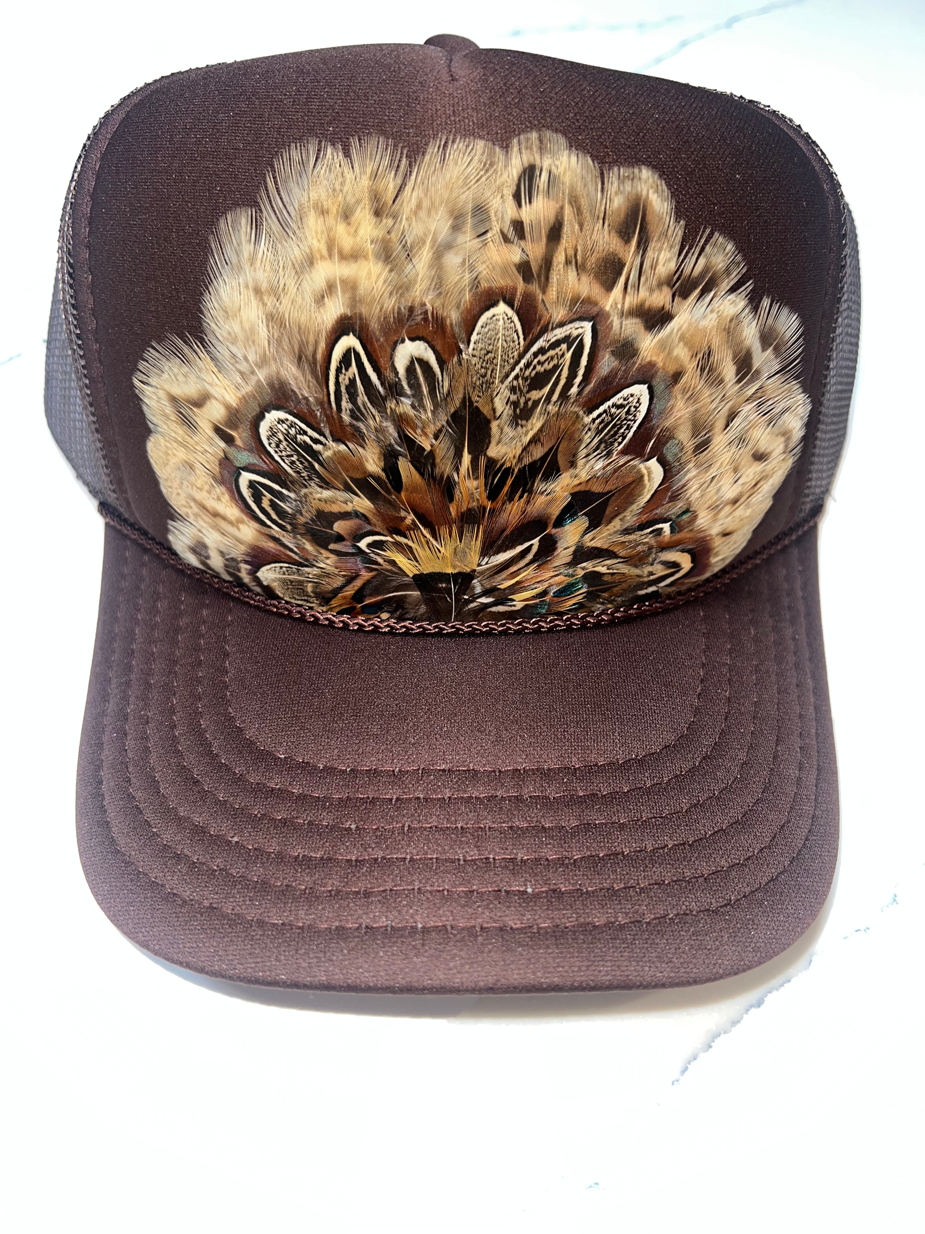 Trucker Hat - Feather Crest