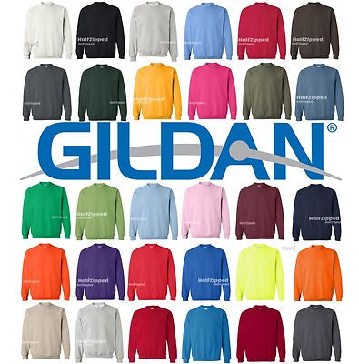 Sweatshirt Gildan Crew with Print